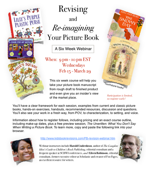 Revising and Re-Imagining Your Picture Book with correct link